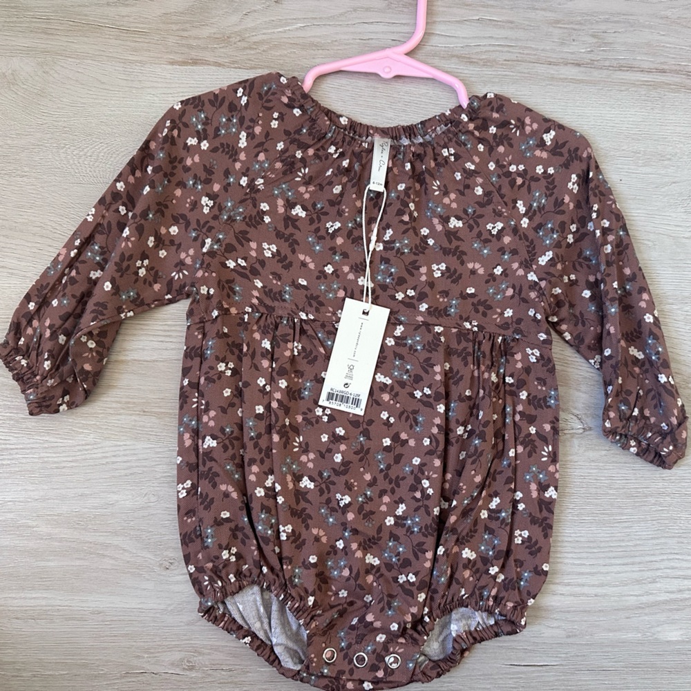 Rylee and Cru Bubble Romper Winter Bloom